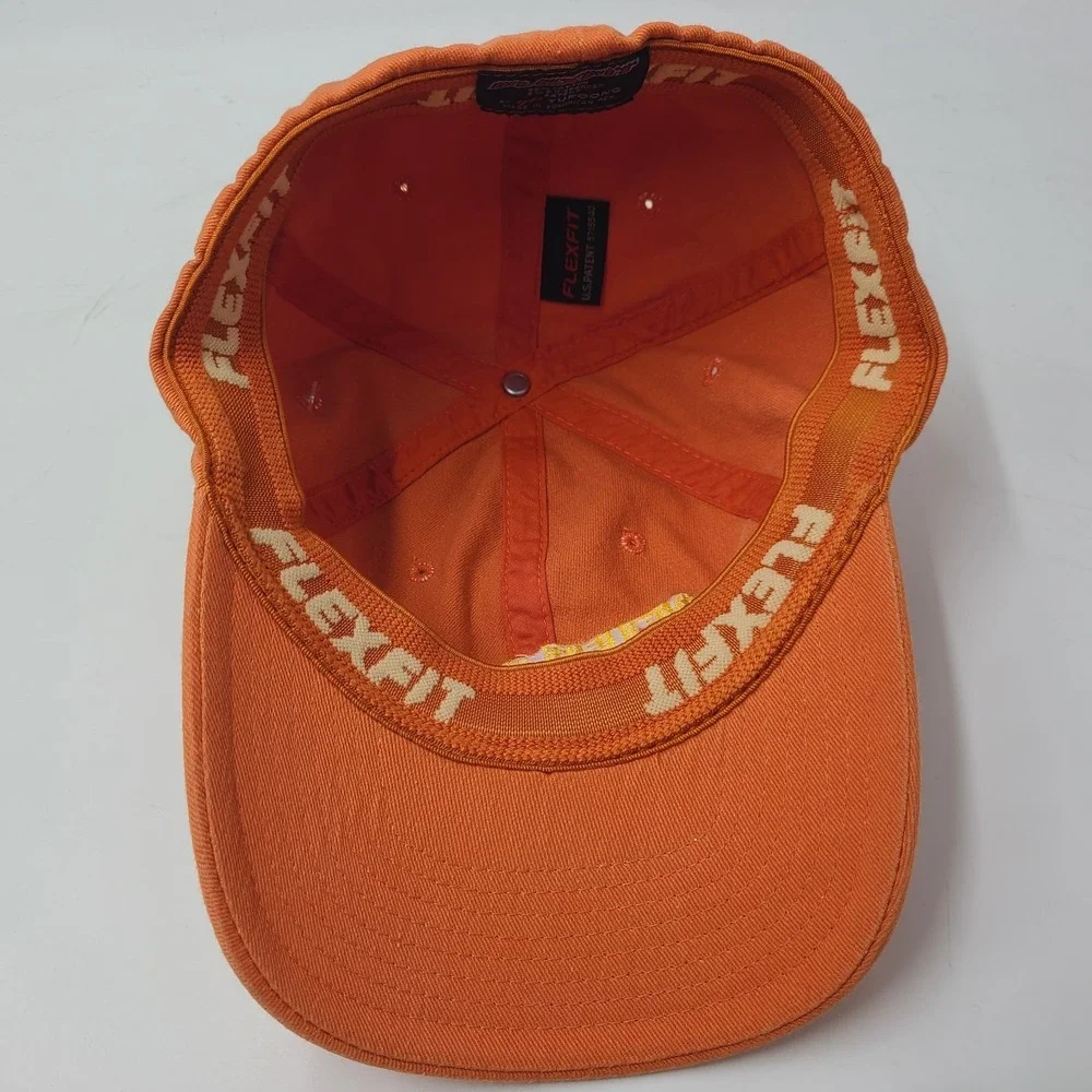 Vintage‎ After The Sunset Movie Promo Hat Flex Fitted 2004 Action Comedy Orange